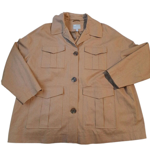 Asos Women's size 14 Oversized Utility Cargo Barn Field Boxy Grungecore Jacket - Picture 10 of 12